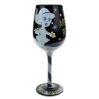 Top Shelf Diamonds are a Ghoul's Best Friend Wine Glass