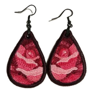 Lively Rose Earrings