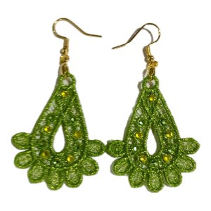 Malachite Metallic Fashion Earrings