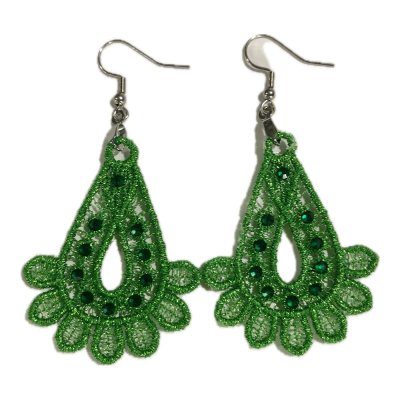 Jade Metallic Fashion Earrings