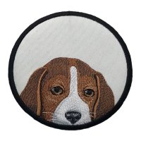 Go Fetch Beagle Puppy White Coaster