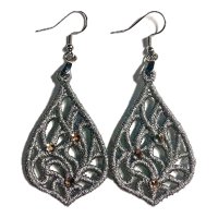 Silver Metallic Exquisite Earrings