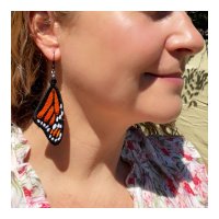 Monarch Wing Earrings