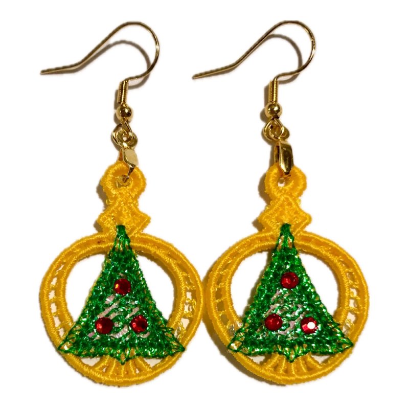 Christmas Tree Earrings