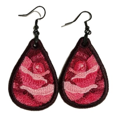 Lively Rose Earrings